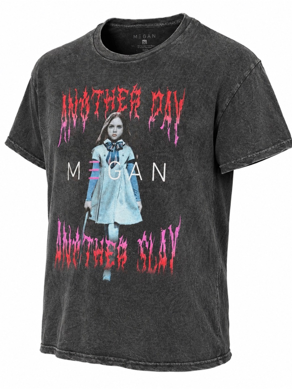 M3GAN Another Day Another Slay T Shirt Adult Large Horror Movie Graphic Tee